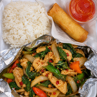 Spicy Mint Leaves Stir-Fry