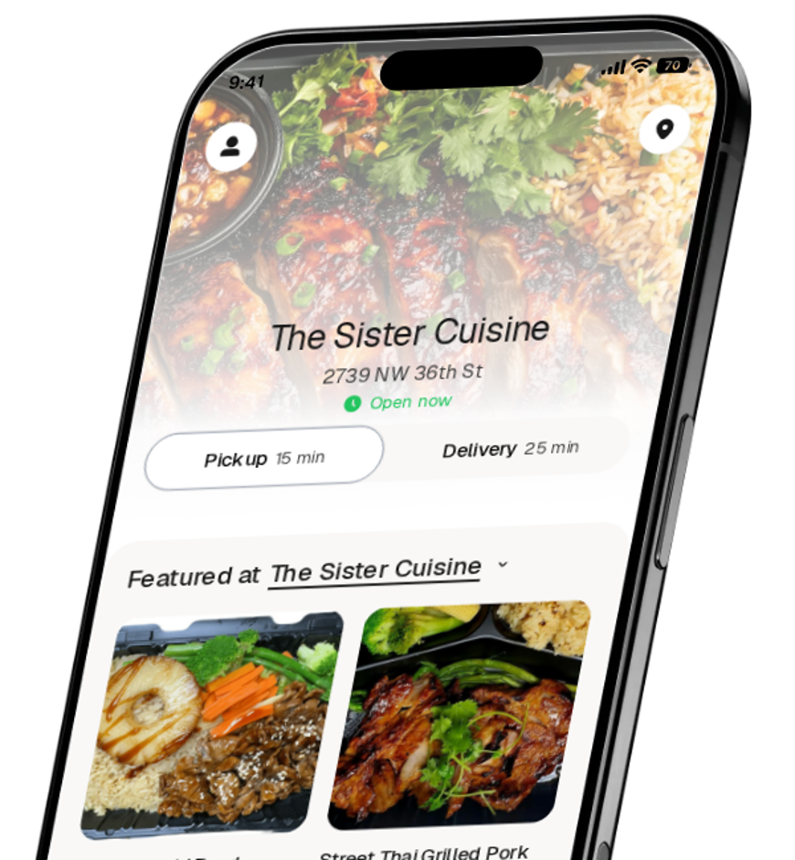 The Sister Cuisine app preview
