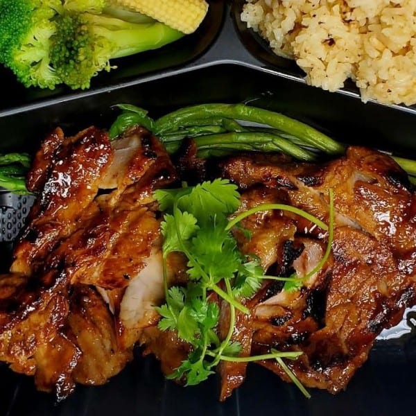 Street Thai Grilled Pork Platter.