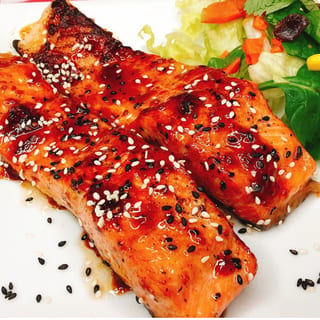 Salmon Teriyaki Bowl