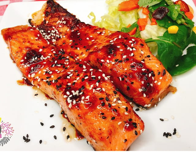 Salmon Teriyaki Bowl.