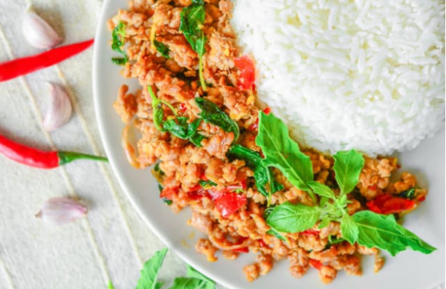 Spicy Mint Leaves Stir-Fry.